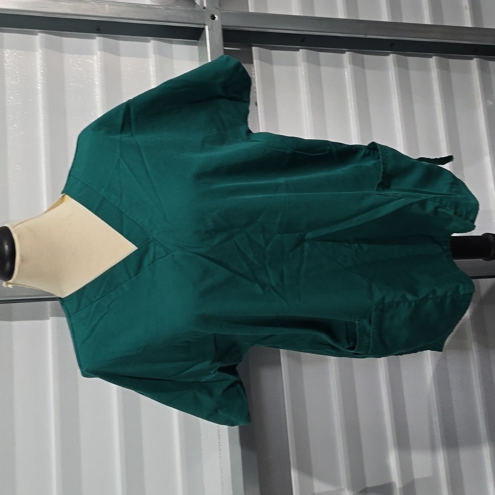 Cherokee Green Nursing‎ Scrub Top Size Large